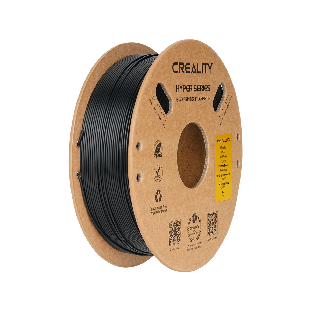 Creality Hyper PLA Filament Siyah 1.75 mm 1 Kg