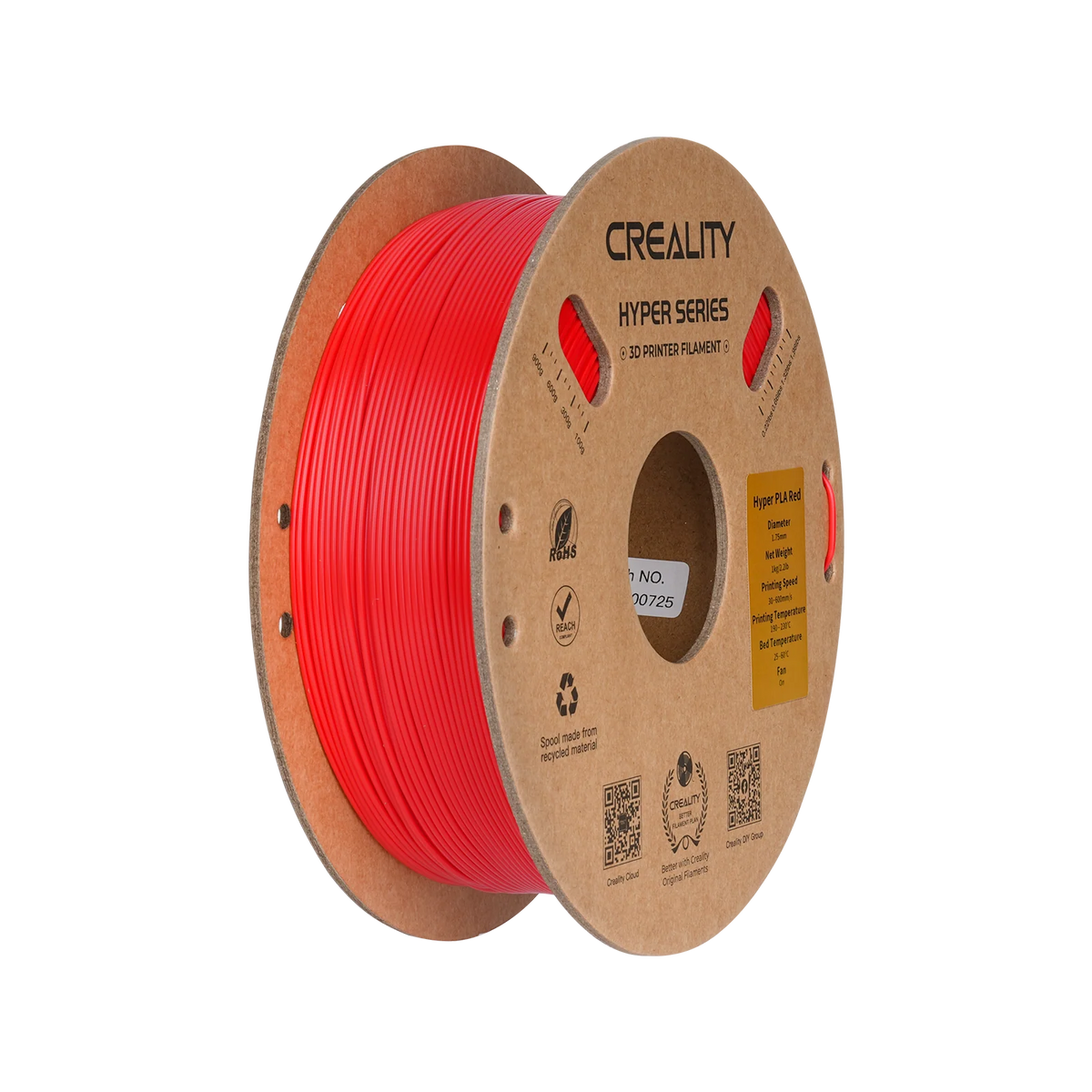 Creality Hyper PLA Filament Kırmızı 1.75 mm 1 Kg
