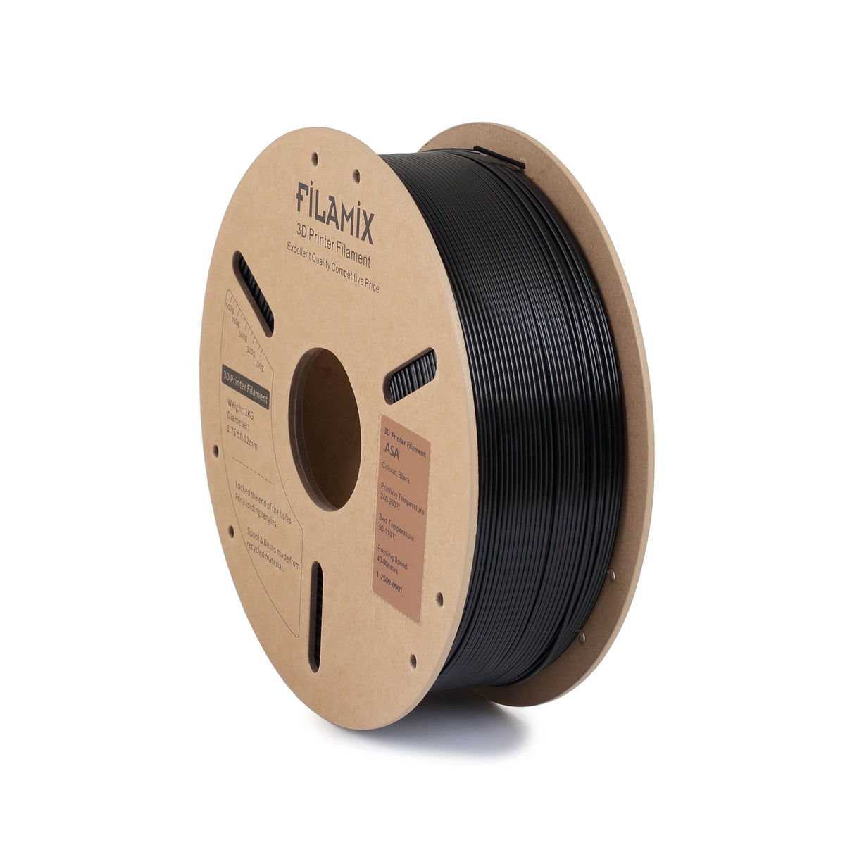 Filamix ASA Filament Siyah 1.75 mm 1 Kg