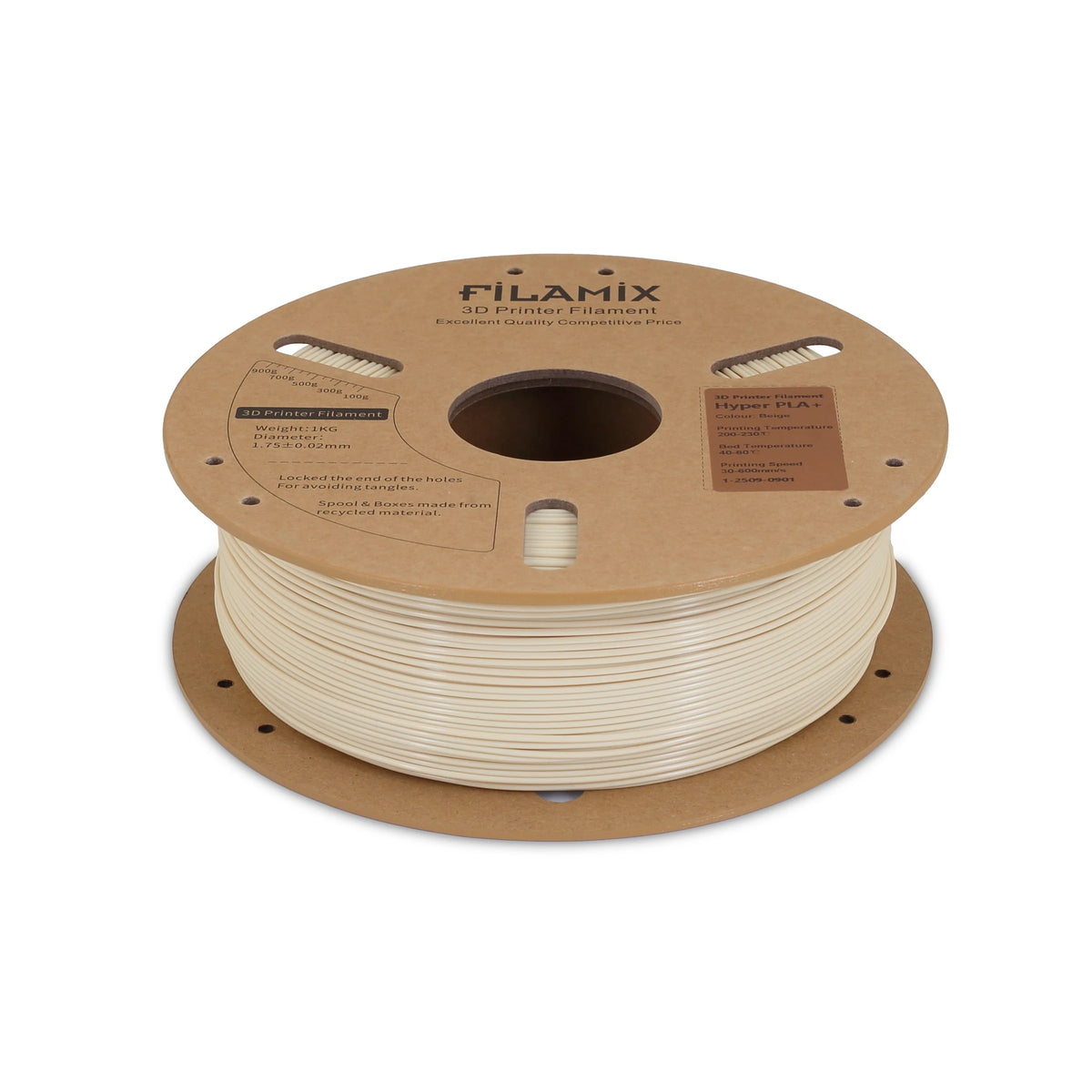 Filamix Hyper PLA+ Filament Bej 1.75 mm 1 Kg