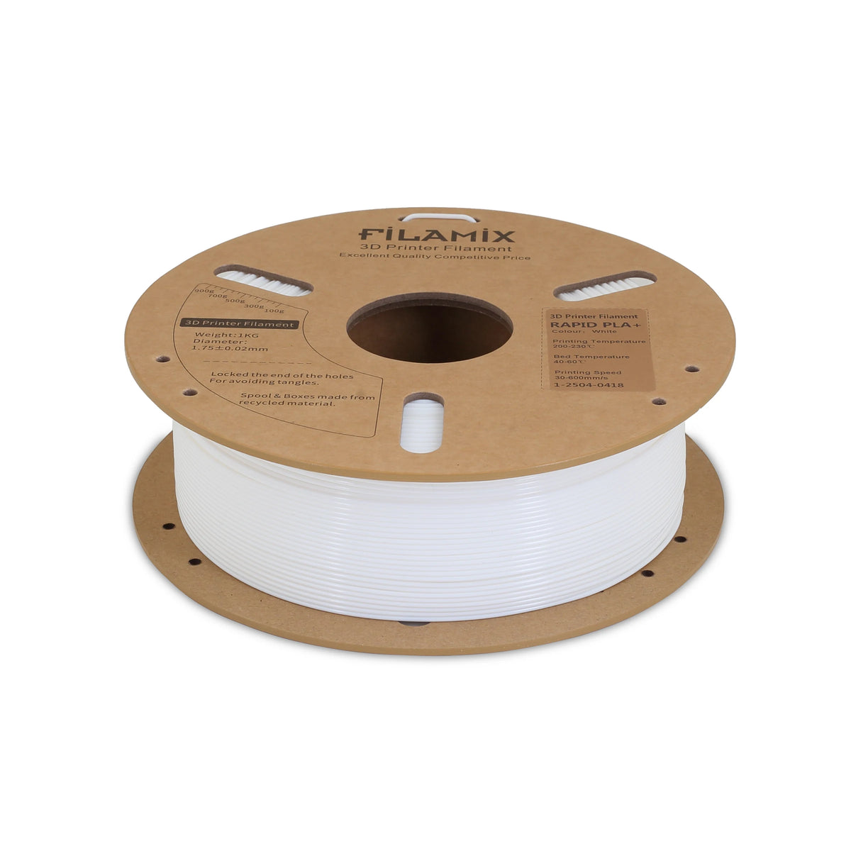 Filamix Hyper PLA+ Filament Beyaz 1.75 mm 1 Kg