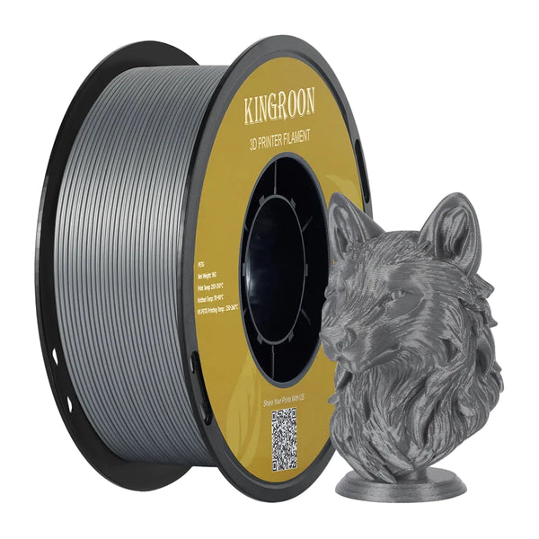 Kingroon PETG Basic Filament Gümüş 1.75 mm 1 Kg