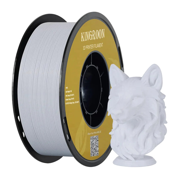 Kingroon PETG Basic Filament Beyaz 1.75 mm 1 Kg