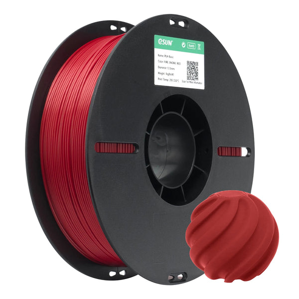 eSUN PLA Basic Filament İtfaiye Kırmızı 1.75 mm 1 Kg