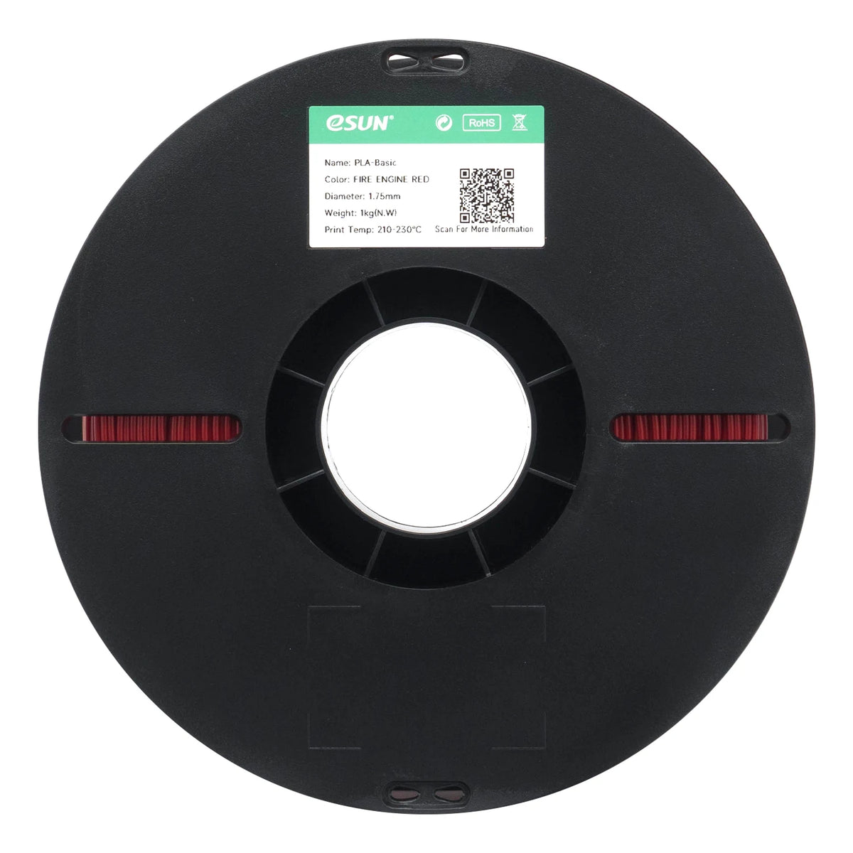 eSUN PLA Basic Filament İtfaiye Kırmızı 1.75 mm 1 Kg