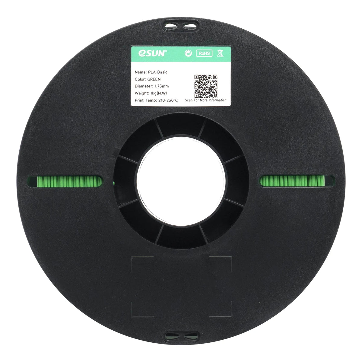 eSUN PLA Basic Filament Yeşil 1.75 mm 1 Kg