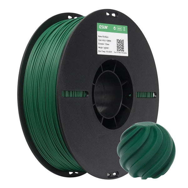 eSUN PLA Basic Filament Çoban Püskülü Yeşil 1.75 mm 1 Kg