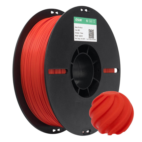 eSUN PLA Basic Filament Kırmızı 1.75 mm 1 Kg