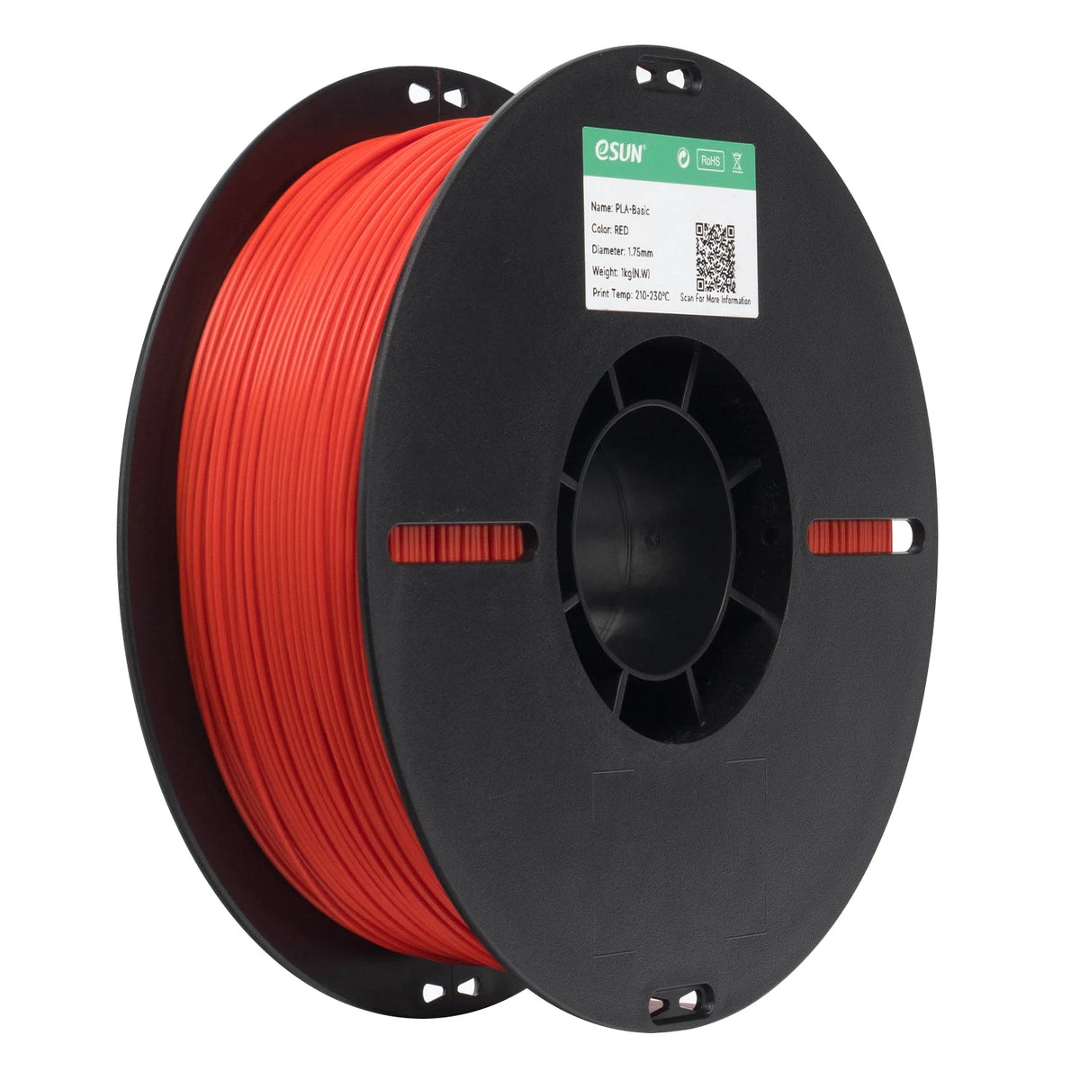 eSUN PLA Basic Filament Kırmızı 1.75 mm 1 Kg