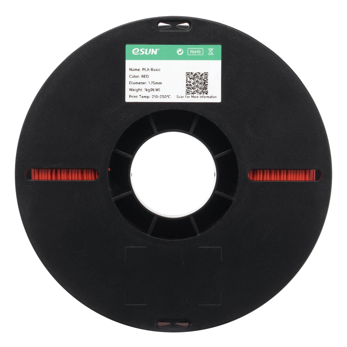 eSUN PLA Basic Filament Kırmızı 1.75 mm 1 Kg