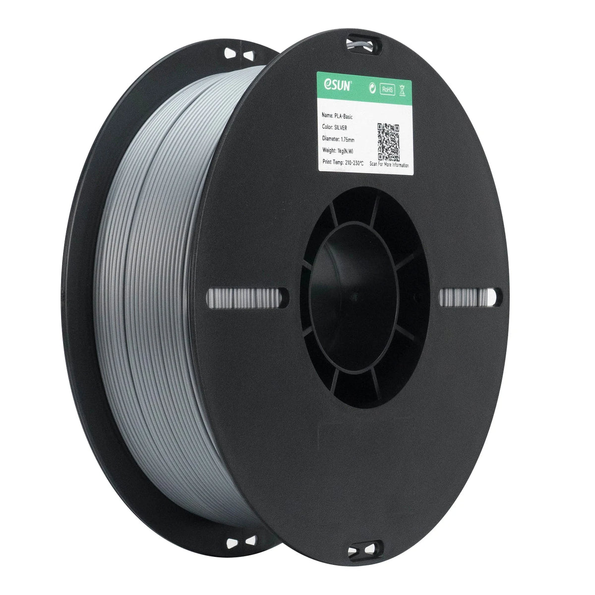 eSUN PLA Basic Filament Gümüş 1.75 mm 1 Kg