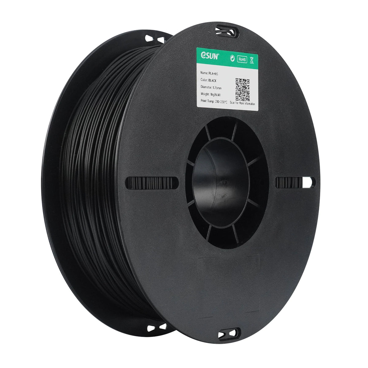 eSUN PLA+HS Filament Siyah 1.75 mm 1 Kg