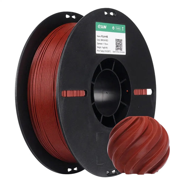 eSUN PLA+HS Filament Tuğla Kırmızı 1.75 mm 1 Kg