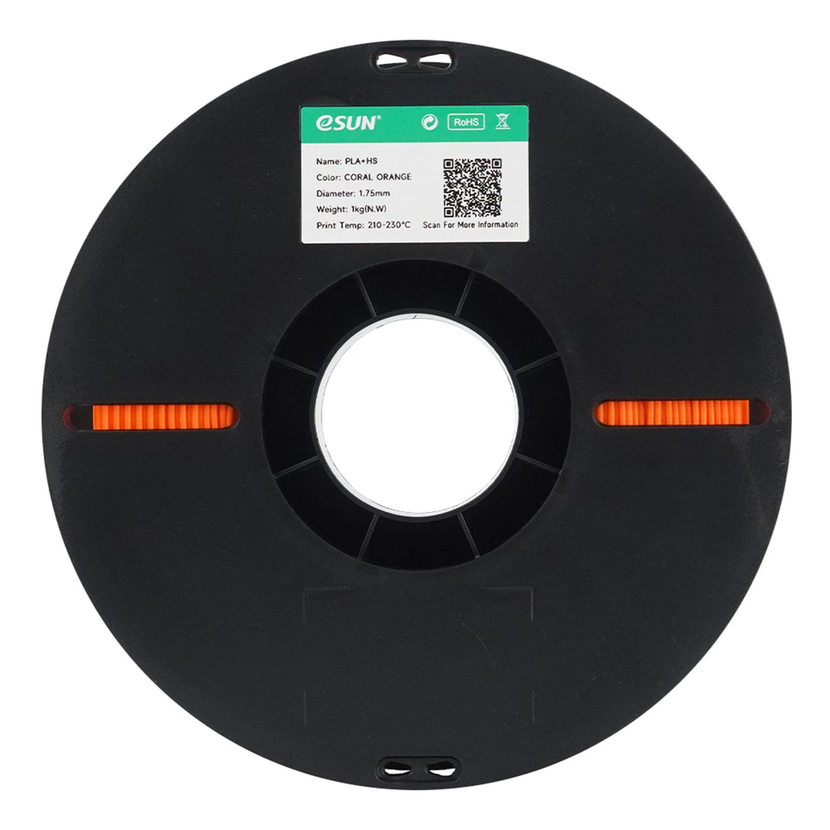 eSUN PLA+HS Filament Mercan Turuncu 1.75 mm 1 Kg