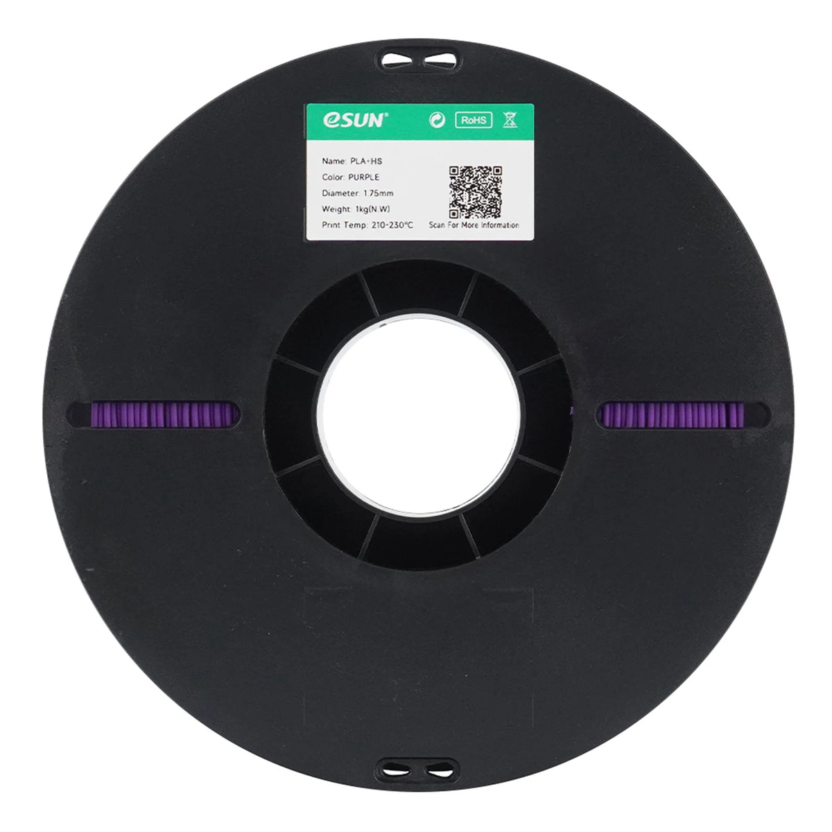 eSUN PLA+HS Filament Purple 1.75 mm 1 Kg