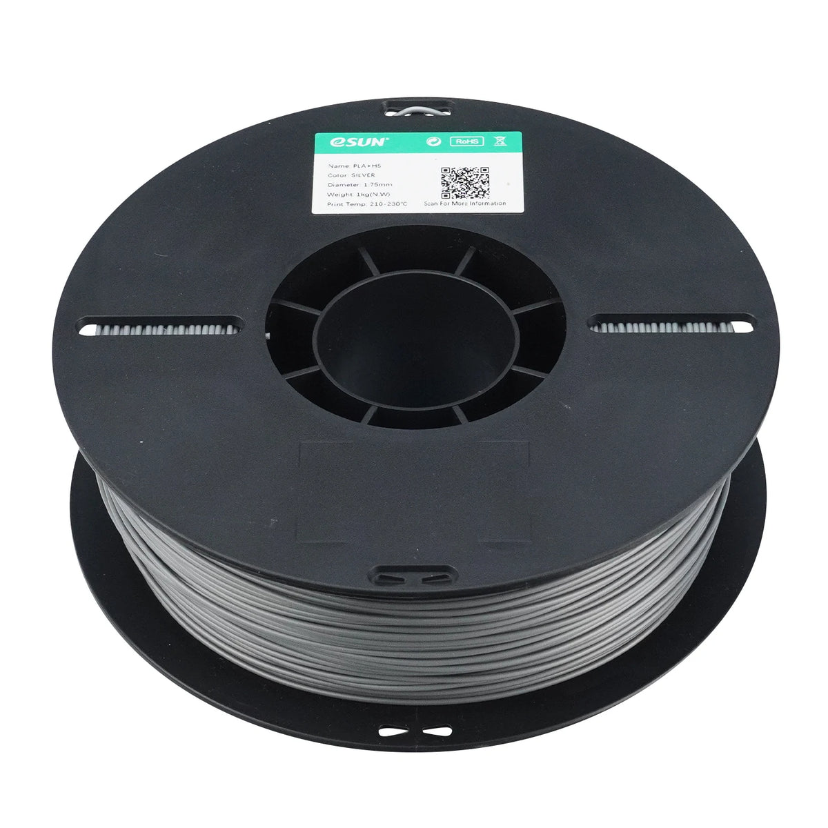 eSUN PLA+HS Filament Gümüş 1.75 mm 1 Kg