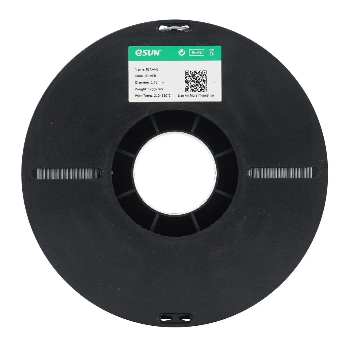 eSUN PLA+HS Filament Gümüş 1.75 mm 1 Kg